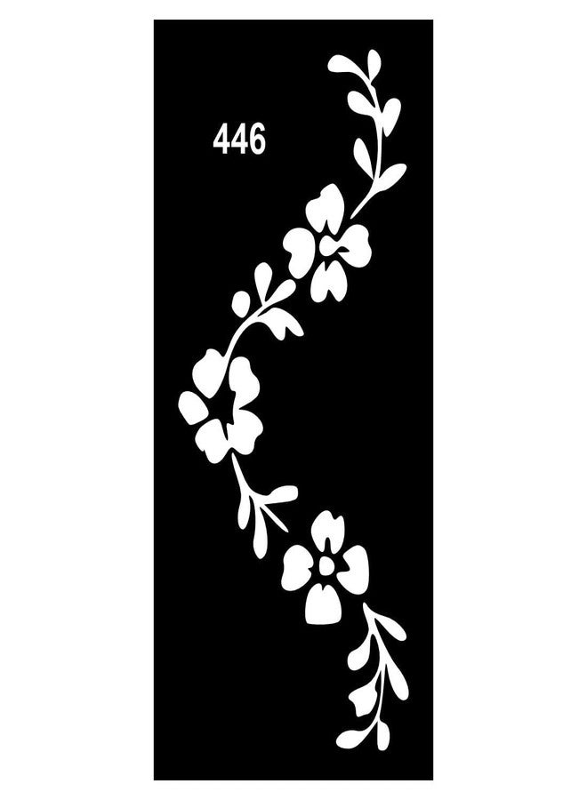 ORDERSHOCK Fun and Functional Henna Design Stencil Stickers for Practice for Kids & Adults Both Sticker - Image 1